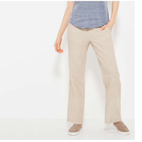 Wide Leg Linen Pants-NEVER WORN